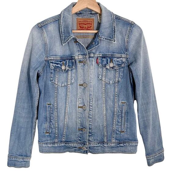 Levi's Original Denim Trucker Jacket | Light Blue | SZ S - Picture 3 of 12